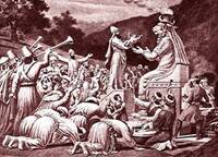 Kinderen worden geofferd op het altaar van Moloch